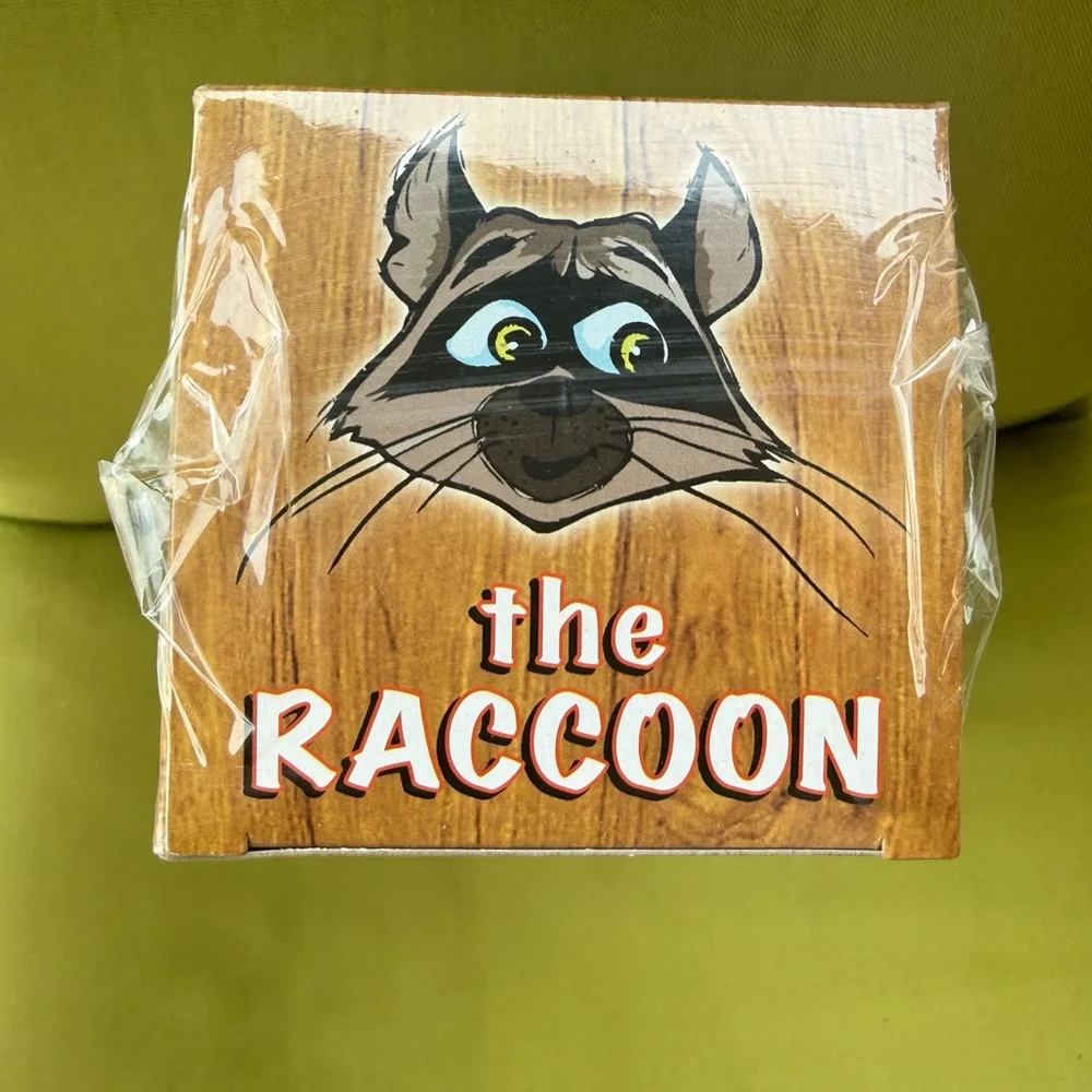 Raccoon Spring Jump Animal with Realistic  synthetic Fur Magician Magic Tricks